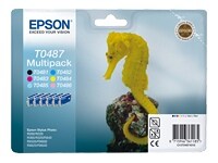 Μελάνι Epson Multipack T0487 Μαύρο. έγχρωμο Μελάνι Epson Multipack T0487 Μαύρο. έγχρωμο