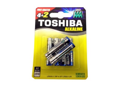 Μπαταρία Toshiba LR03 BP6 Μπαταρία Toshiba LR03 BP6