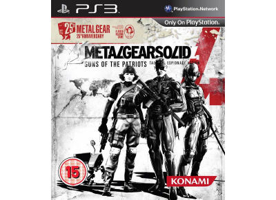 Metal Gear Solid 4: Guns of the patriots – 25th anniversary – PS3 Game